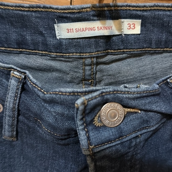 Levi's Women's 311 Skinny Jeans - Dark Blue size 33 - Picture 4 of 7